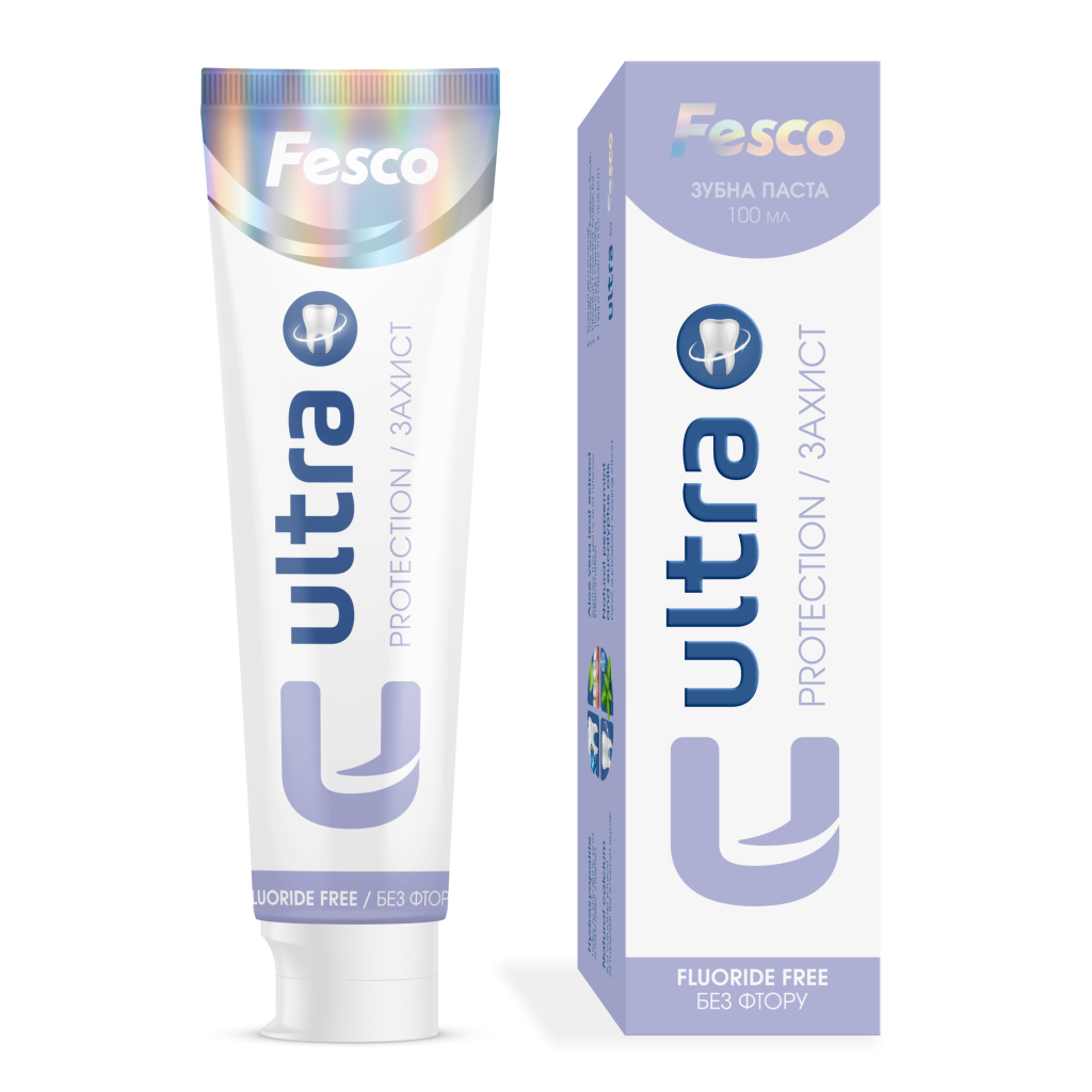 Зубна паста Fesco Ultra Protection Комплексний захист 100 мл (4820204701956) - зображення 2