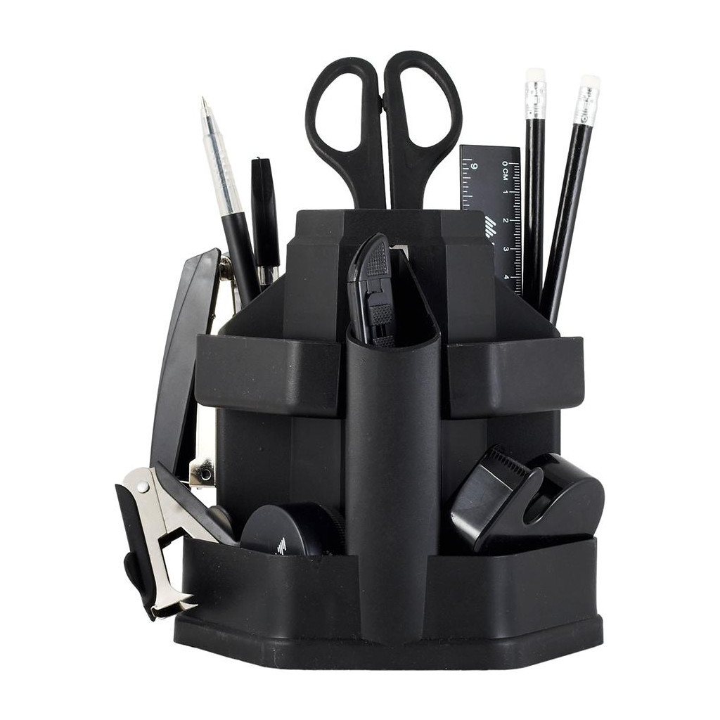 Настільний набір Buromax 16 items, black (BM.6302-01) - изображение 1