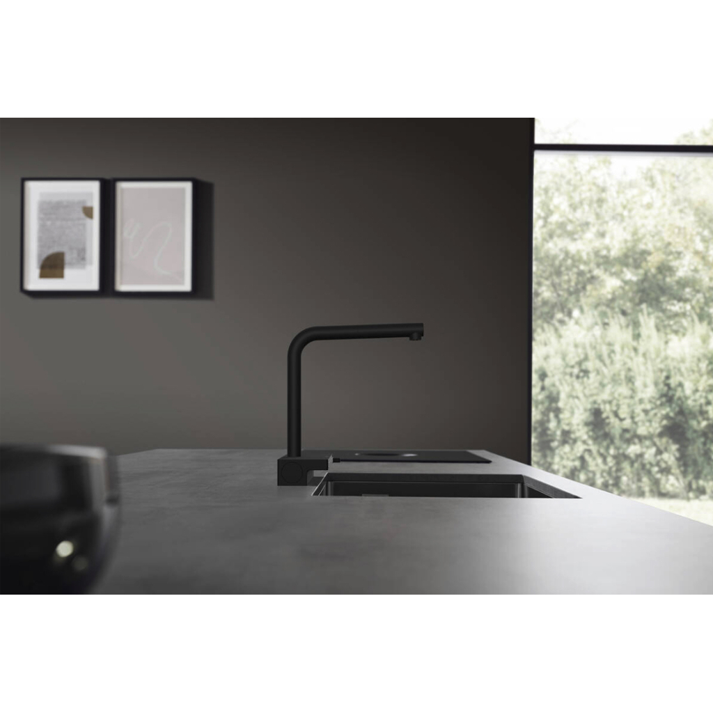 Змішувач Hansgrohe Aquno Select M81 , 21 см, чорний матовий (73836670) - зображення 2