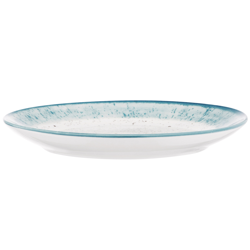 Тарілка Ardesto Siena, 19см, порцеляна, біло-блакитний (AR2919SWB) - зображення 4