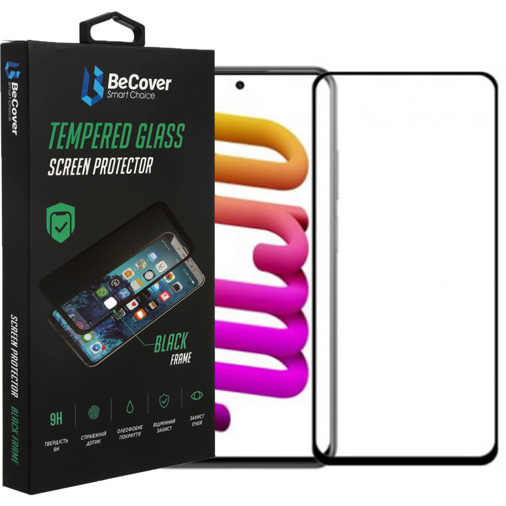Скло захисне BeCover ZTE Blade V40 / V40 Pro Black (708562) - зображення 1