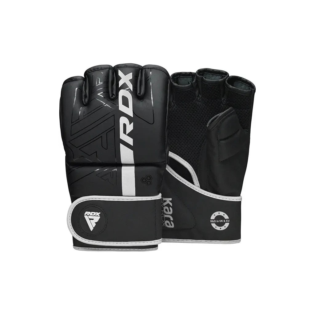 Рукавички для MMA RDX F6 Kara Matte White Plus L/XL (GSR-F6MW-L/XL+) - зображення 1