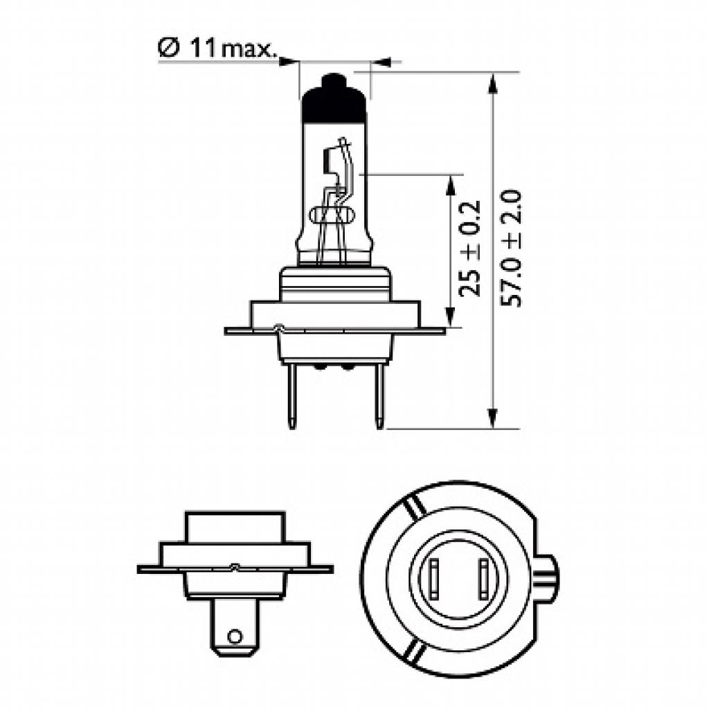 Автолампа Philips галогенова 55W (12972 LLECO C1) - зображення 3