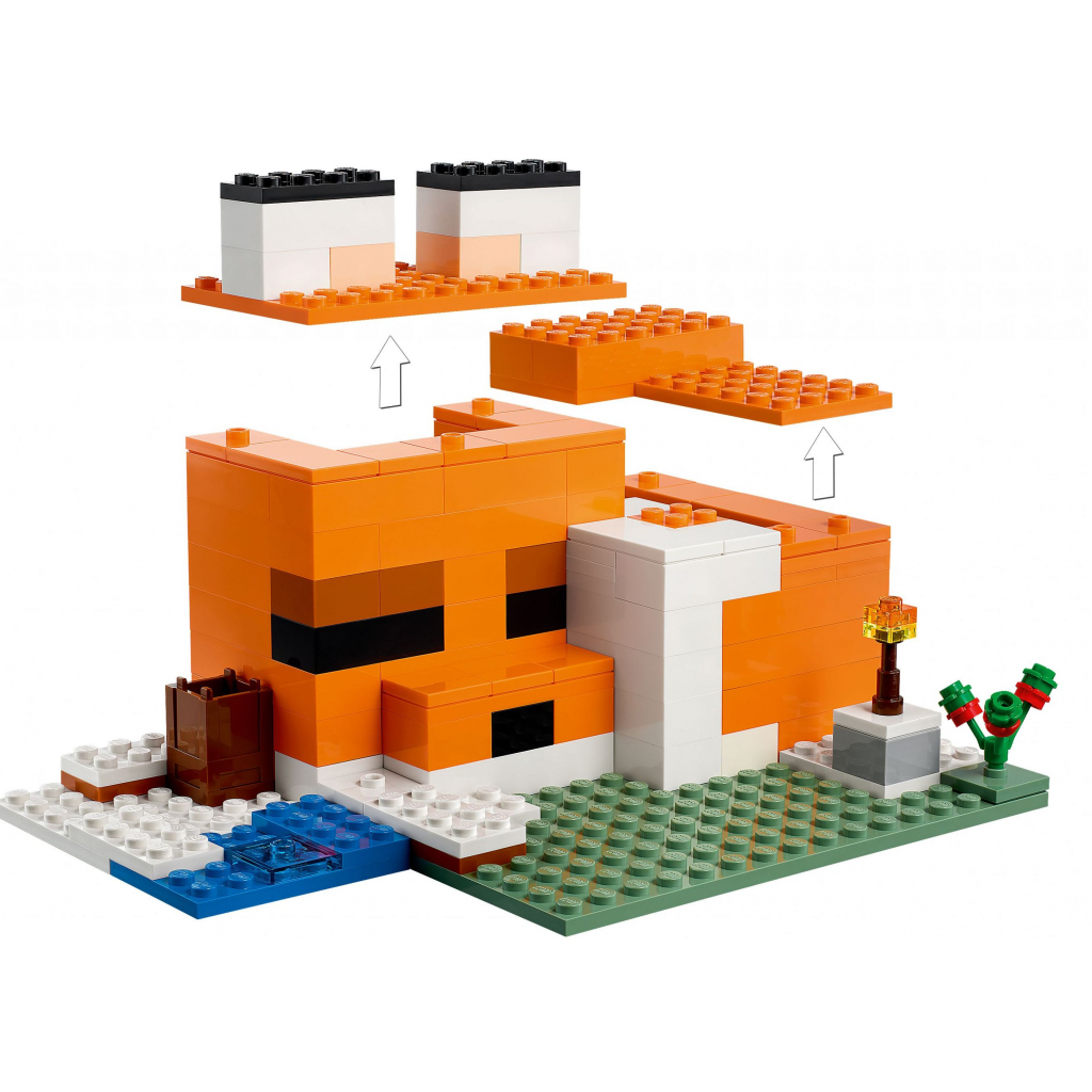 Конструктор LEGO Minecraft Лисича хатина 193 деталі (21178) - изображение 4