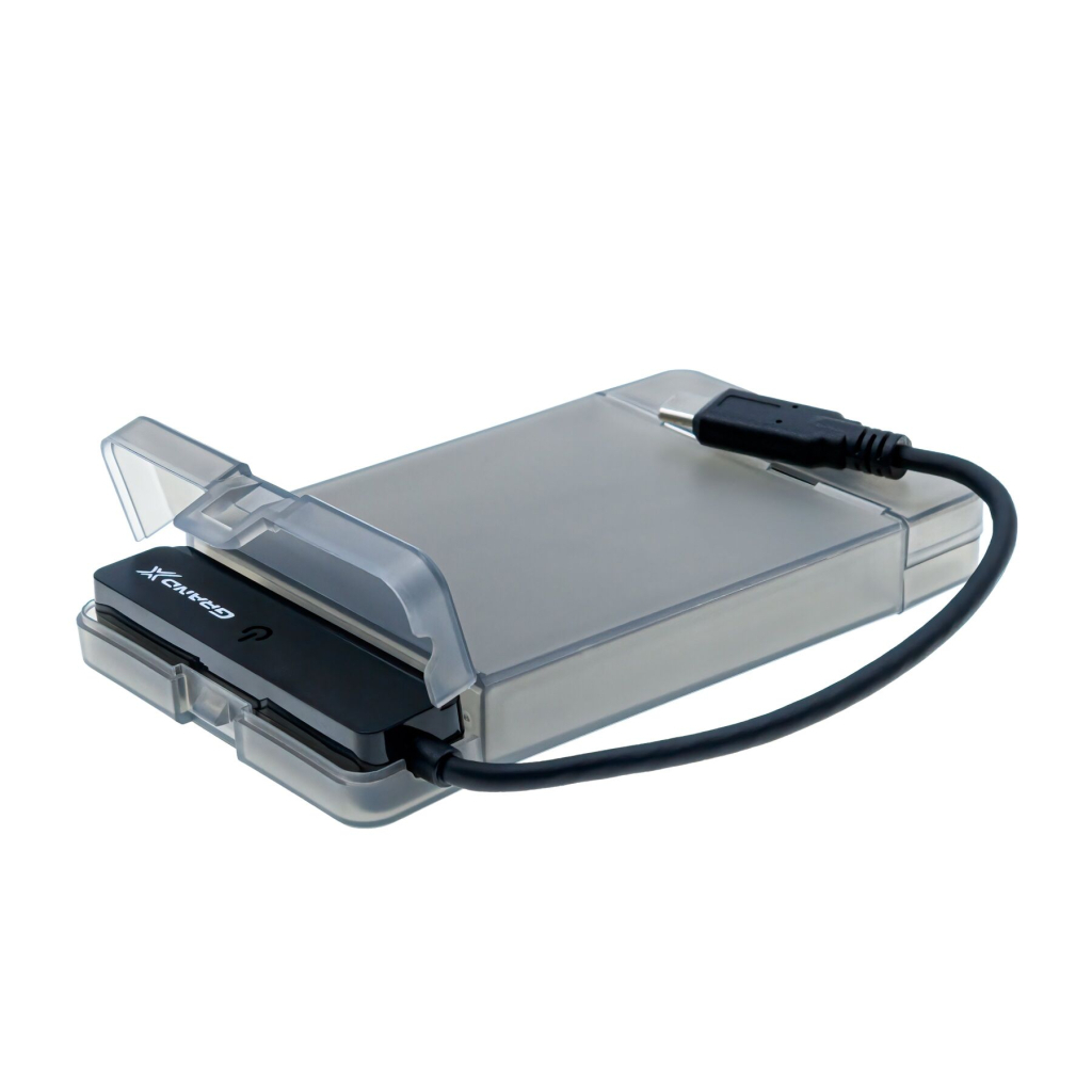 Кишеня зовнішня Grand-X HDD 2,5" USB 3.1 Type-C (HDE31) - зображення 3