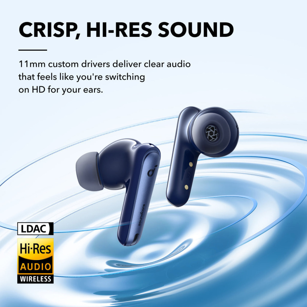 Навушники Anker SoundСore Liberty 4 NC Navy Blue (A3947G31) - изображение 5