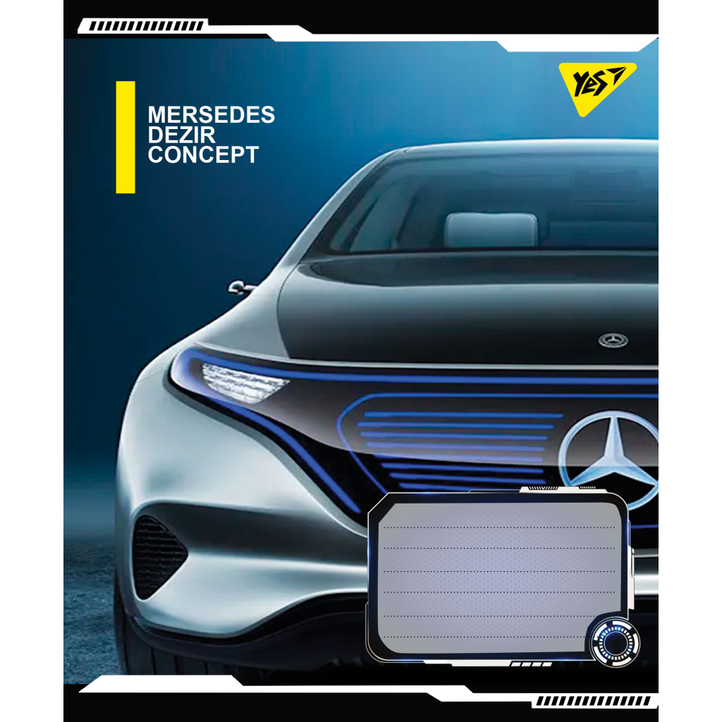 Зошит Yes А5 Dezir concept 60 аркушів, клітинка (766471) - зображення 2