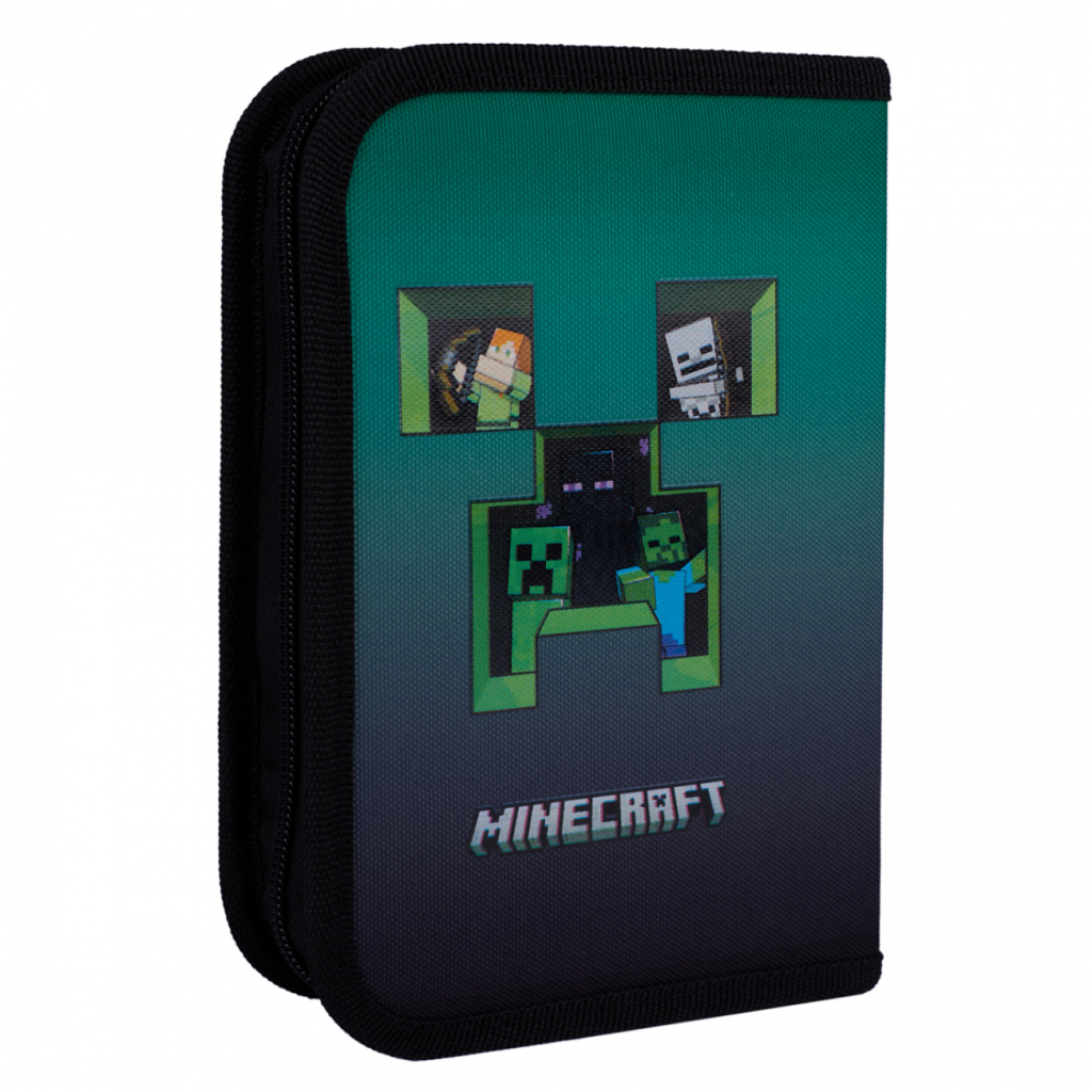 Пенал Yes Minecraft Icons HP одинарний з двома клапанами (533633) - зображення 2