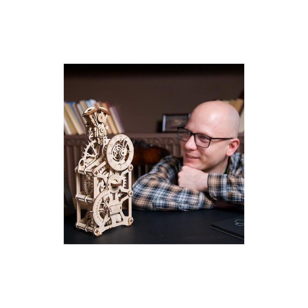 Конструктор Ugears механічний Годинник двигун (70217) - изображение 10