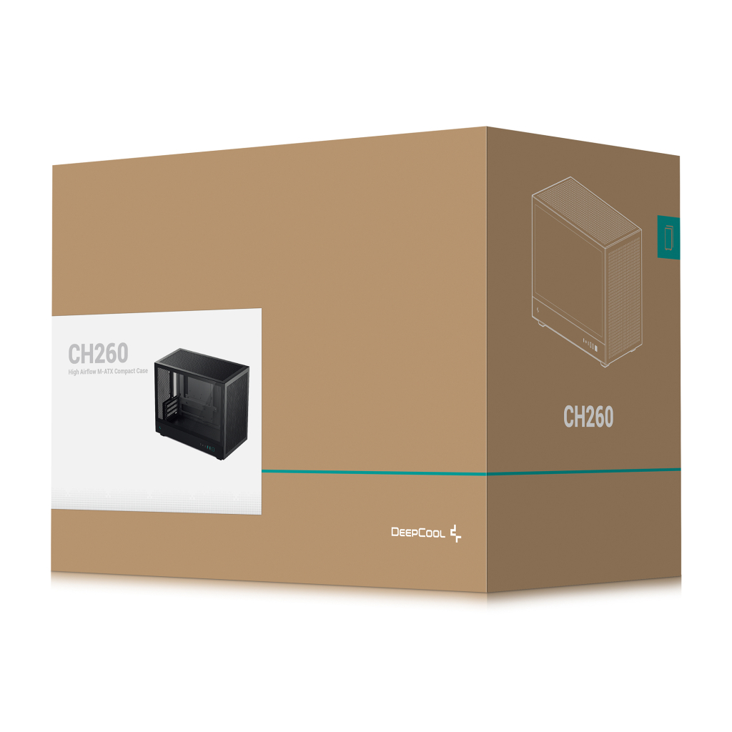 Корпус Deepcool CH260 Black (R-CH260-BKNGM0-G-1) - зображення 12