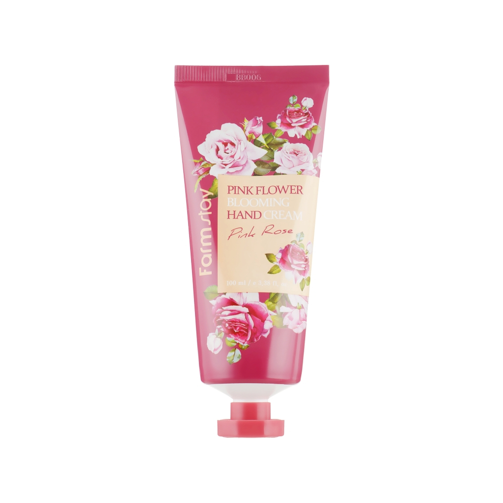 Крем для рук FarmStay Pink Flower Blooming Hand Cream Pink Rose 100 мл (8809338560154) - изображение 2