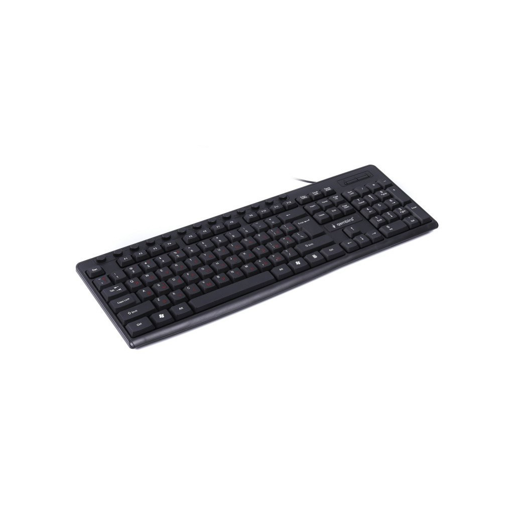 Клавіатура Gembird KB-UM-107-UA USB Black (KB-UM-107-UA) - зображення 2