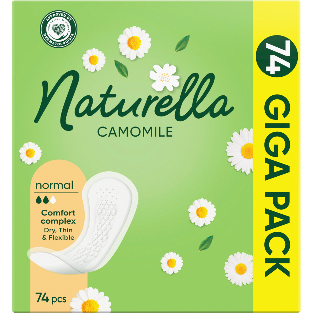 Щоденні прокладки Naturella Camomile Normal 74 шт. (8006540100806) - зображення 2
