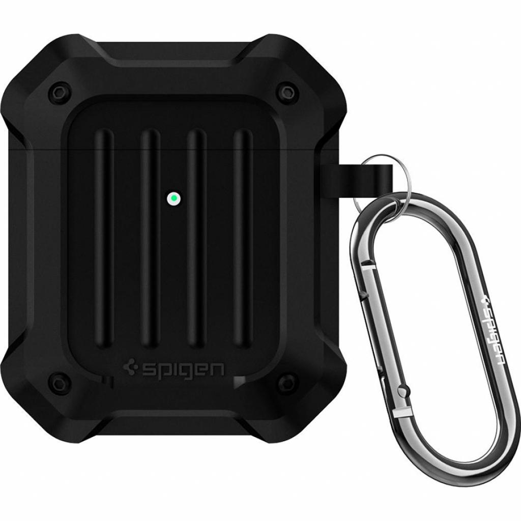Чохол для навушників Spigen для Airpods Tough Armor Black (074CS26497) - изображение 2