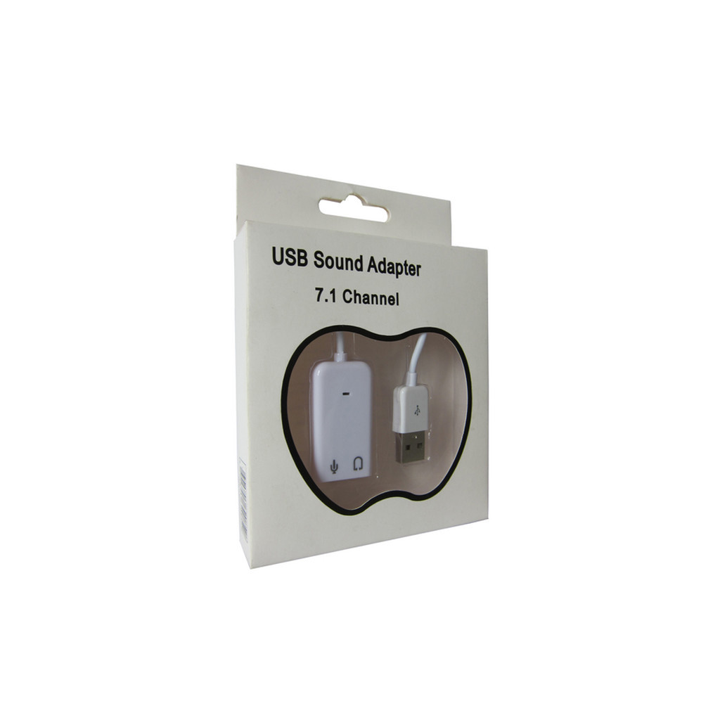 Звукова плата Dynamode USB 8(7.1) каналов 3D RTL (USB-SOUND7-WHITE) - зображення 3