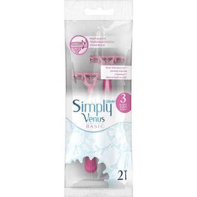 Бритва Gillette Venus 3 Basic, 2шт (7702018456482) - зображення 1