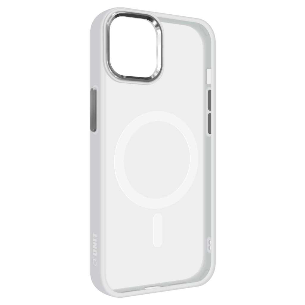 Чохол до мобільного телефона Armorstandart Unit MagSafe Apple iPhone 15 Matte Clear Silver (ARM69348) - зображення 1