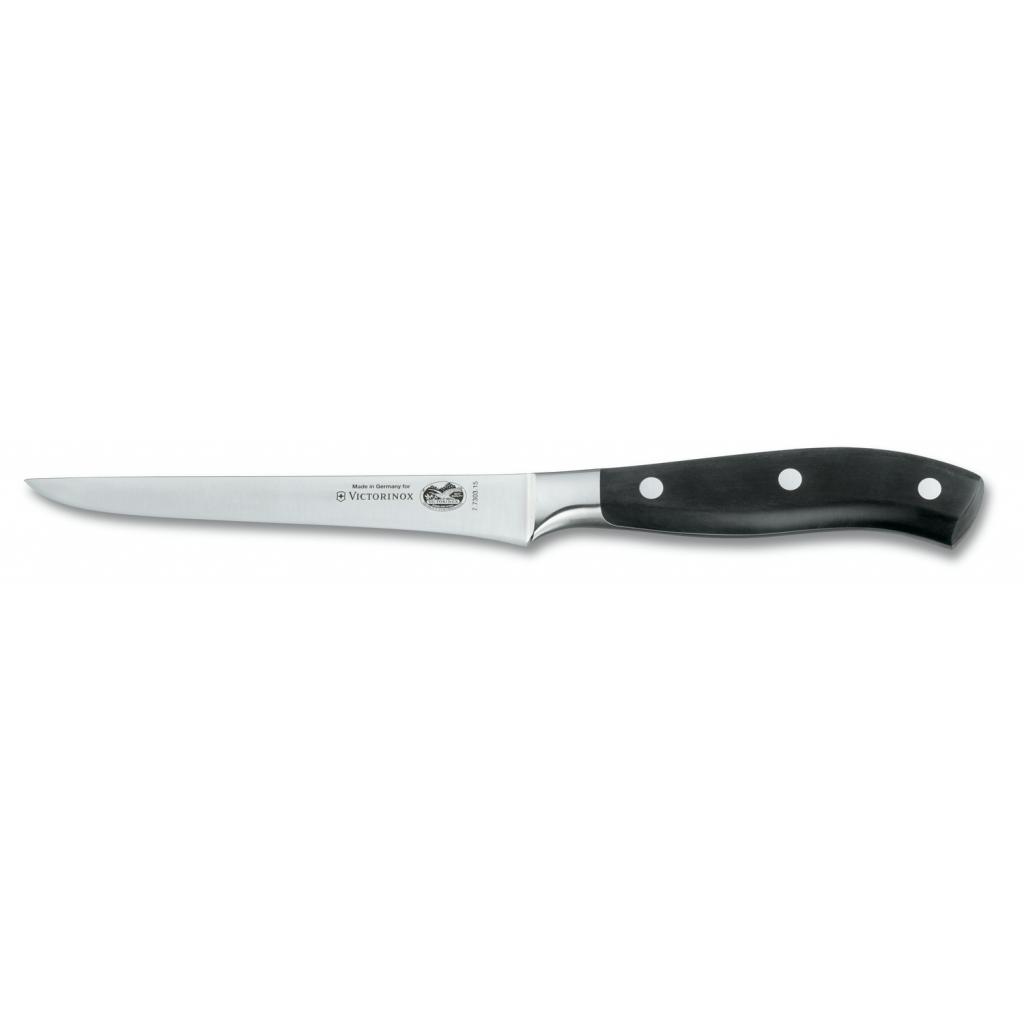 Кухонний ніж Victorinox Grand Maitre профессиональный обвалочный 15 см, черный (7.7303.15G) - зображення 1