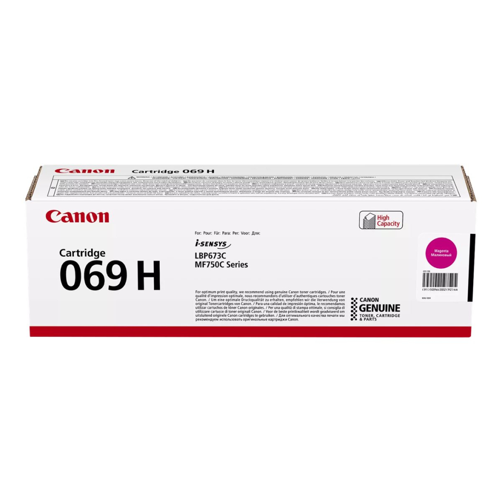 Картридж Canon 069H Magenta 5.5K (5096C002) - зображення 1