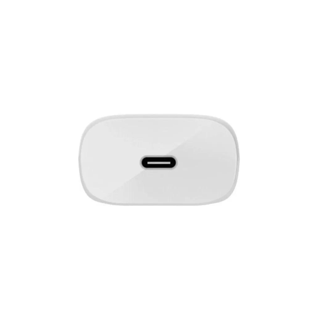 Зарядний пристрій Denmen USB-C PD20W 3.6A + cable USB-C to USB-C white (DM-DC06T-WH) - зображення 3