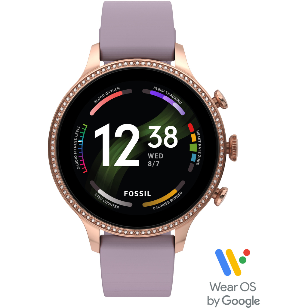 Смарт-годинник Fossil Gen 6 Purple Silicone (FTW6080) - зображення 6