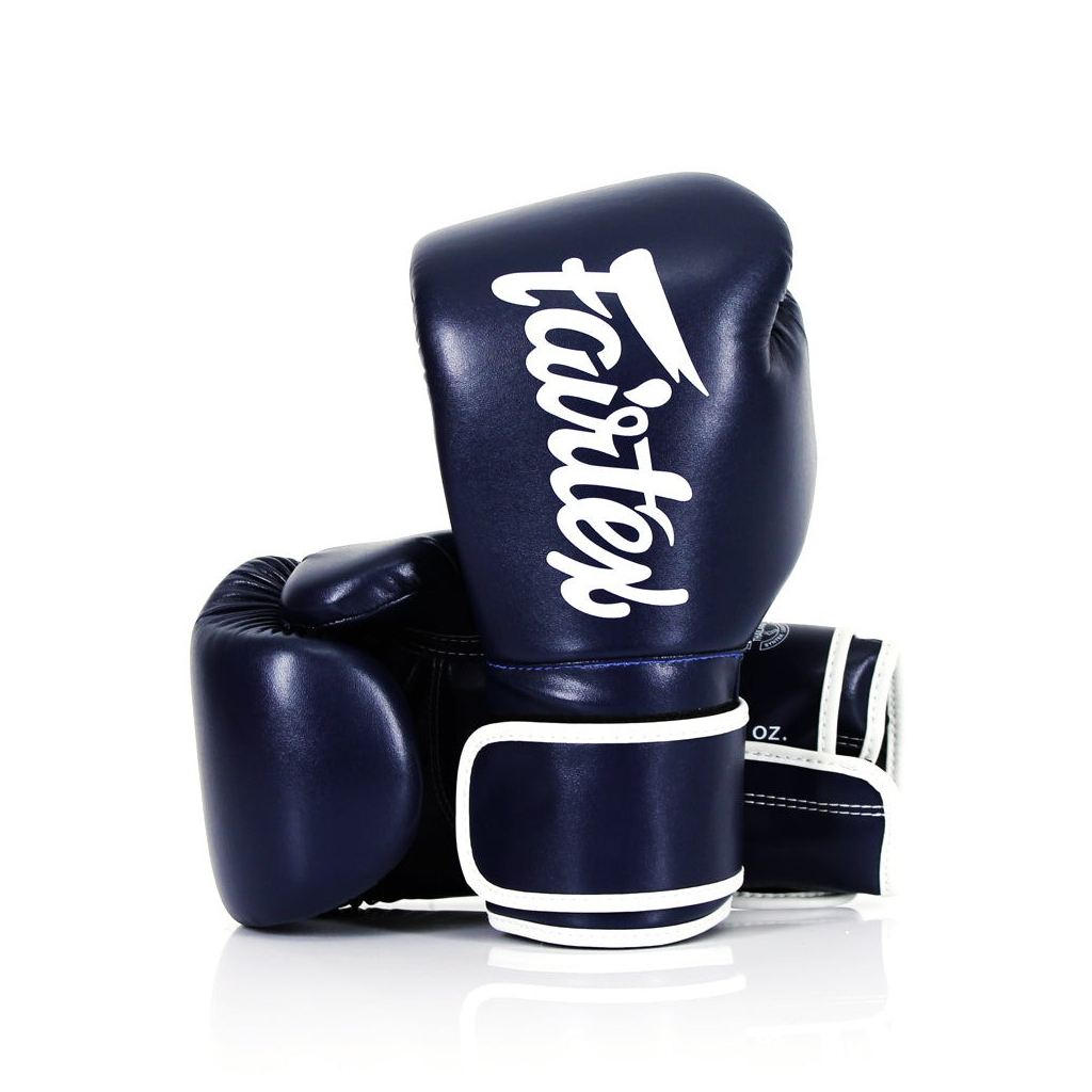 Боксерські рукавички Fairtex BGV14 Blue 16 унцій (бинти в комплекті) (BGV14_16oz_Blue) - зображення 2