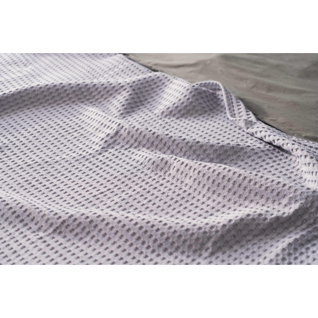 Плед Ardesto Pique 100% бавовна сірий світлий 160х230 см (ART0816PL) - зображення 6