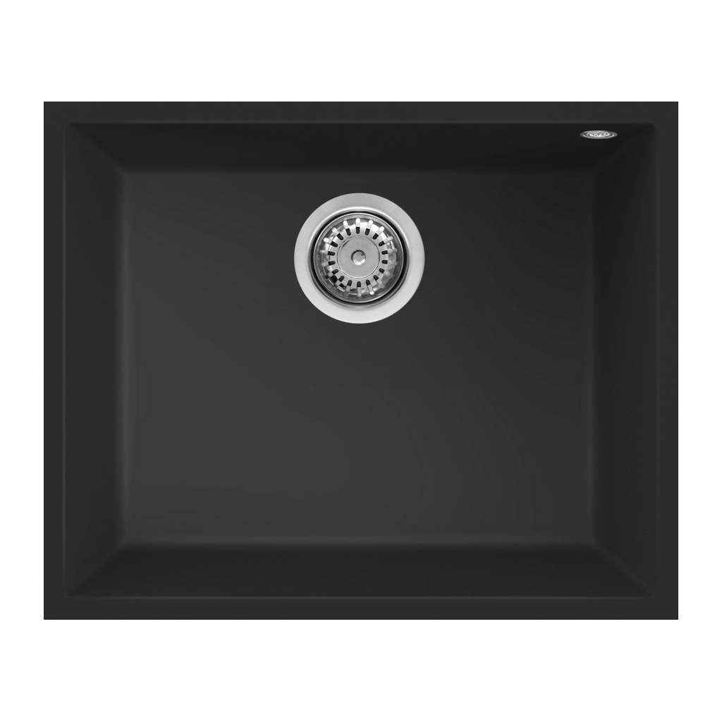 Мийка кухонна Elleci Q 105 under top black K86 - зображення 1