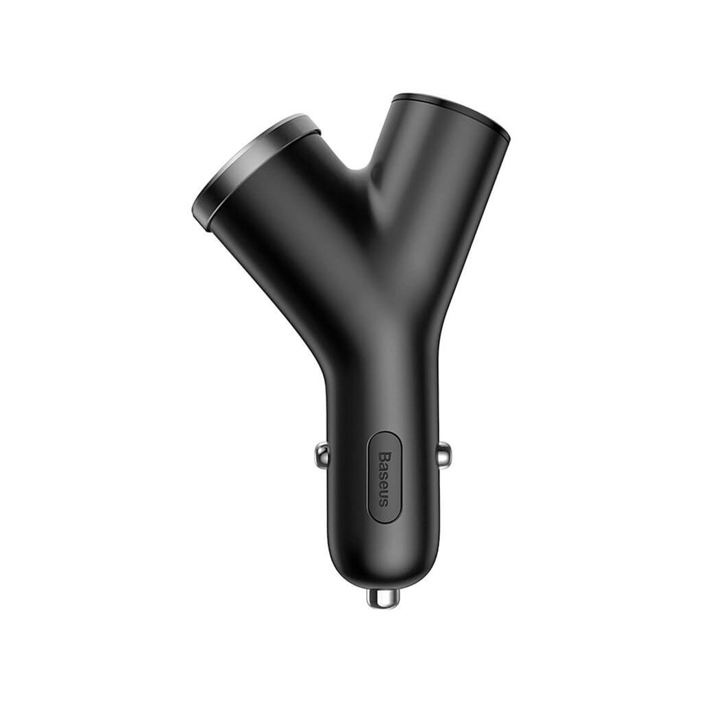 Зарядний пристрій Baseus Y type dual USB-A Black (CCALL-YX01) - зображення 2