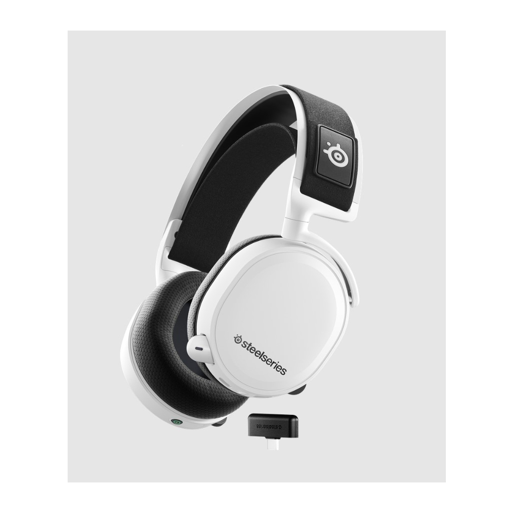 Навушники SteelSeries Arctis 7+ White (SS61461) - зображення 1