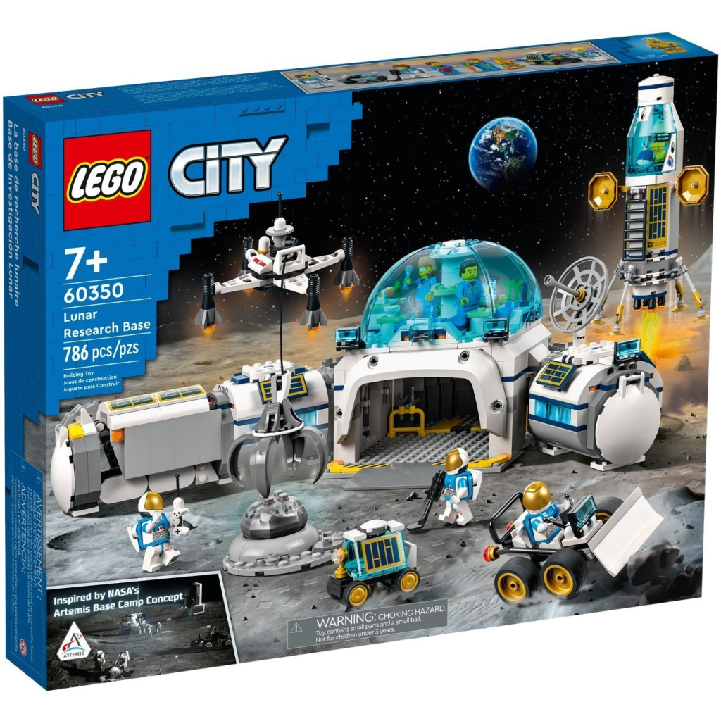 Конструктор LEGO City Space Місячна наукова база 786 деталей (60350) - зображення 1
