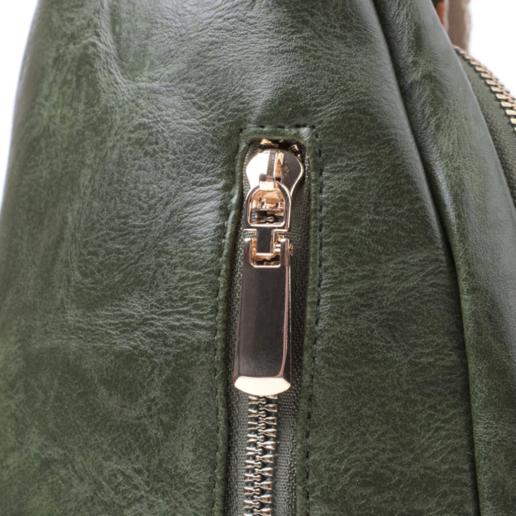 Сумка Vintage З гладкої екошкіри Зелена (22771) - зображення 6