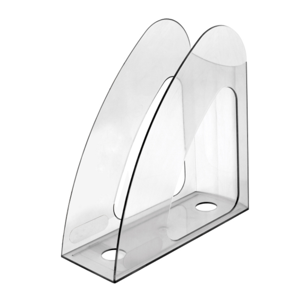 Лоток для паперів Delta by Axent vertical, 24х9х24см, clear (D4014-27) - зображення 1