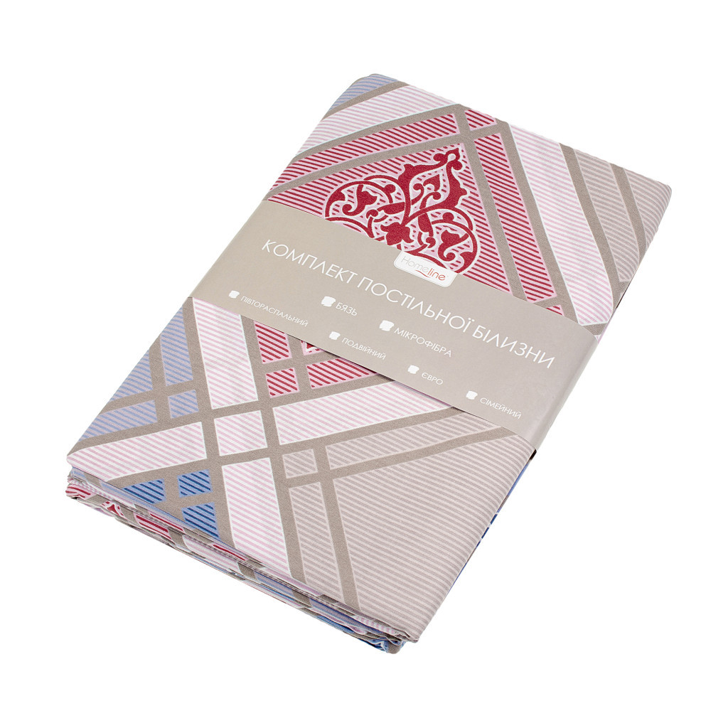 Постільна білизна Home Line Кардіф бязь, Євро (156072) - зображення 1