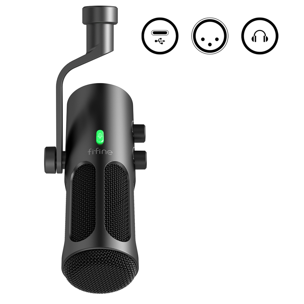 Мікрофон Fifine Tank 3 USB/XLR Black (Tank3) - изображение 4