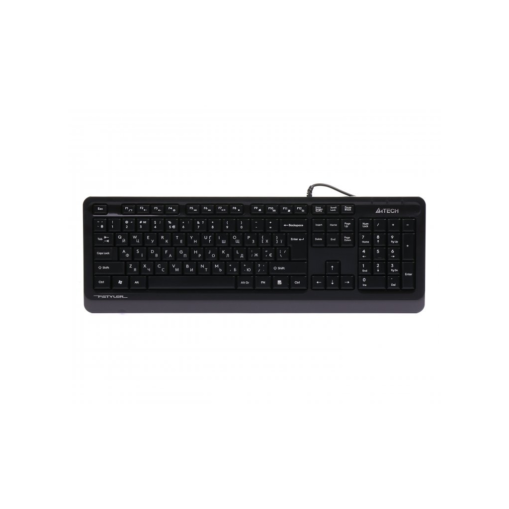 Клавіатура A4Tech FK10 Grey (4711421942959) - зображення 1