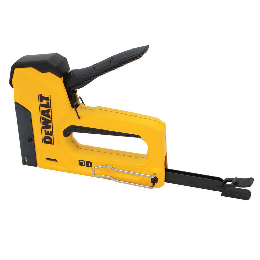 Степлер будівельний DeWALT Heavy Duty для скоб типу "G" 6-14мм, цвяхів типу "J" 12, 15мм. (DWHTTR350-0) - зображення 4