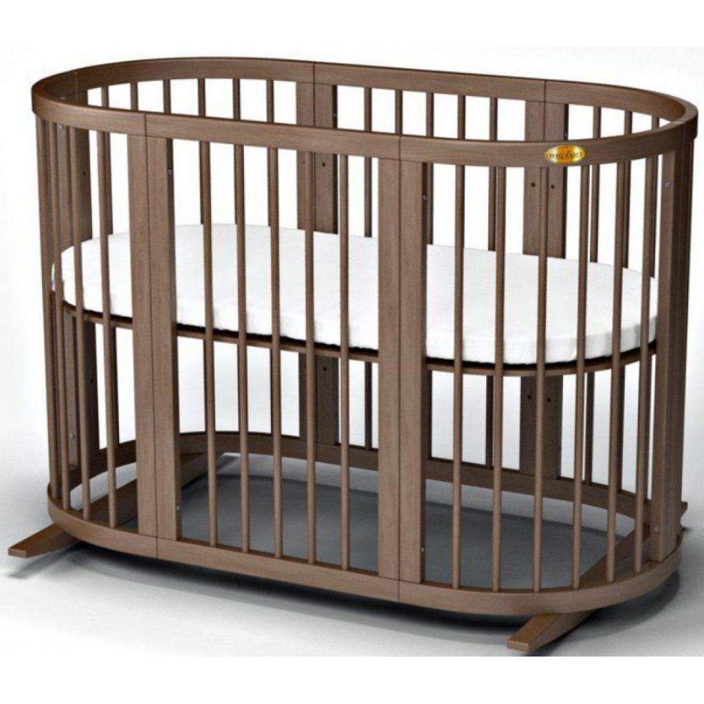 Ліжечко Ingvart SMART BED OVAL шоколад (1601361) - зображення 1