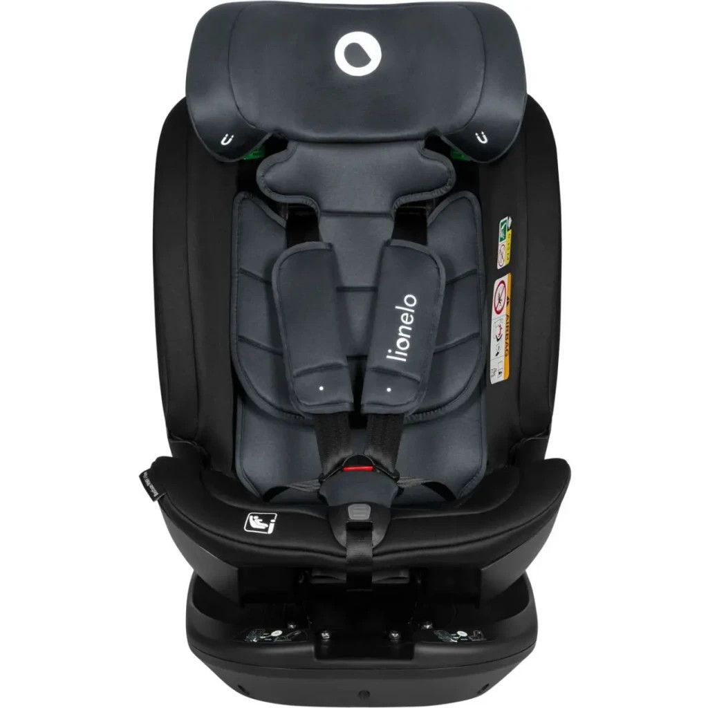 Автокрісло Lionelo Bastiaan RWF i-Size Grey Stone, чорно-сіре (LO-BASTIAAN RWF I-SIZE GREY STONE) - зображення 2