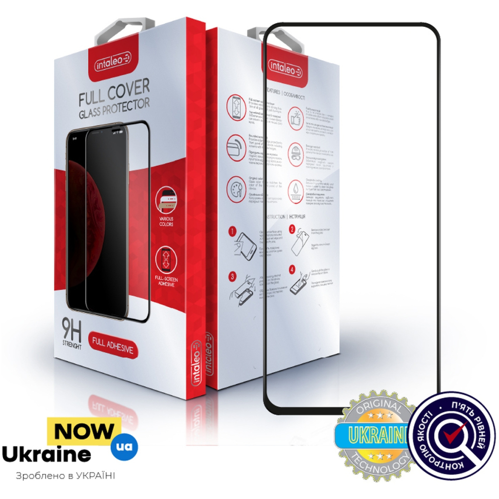 Скло захисне Intaleo Full Glue Xiaomi Mi 11 Pro Black (1283126521164) - зображення 1