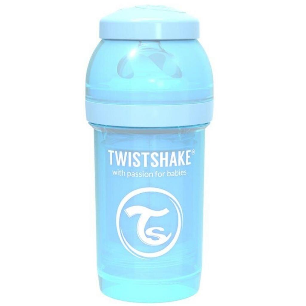 Пляшечка для годування Twistshake антиколькова 180 мл, світло-блакитна (69857/78250) - зображення 1