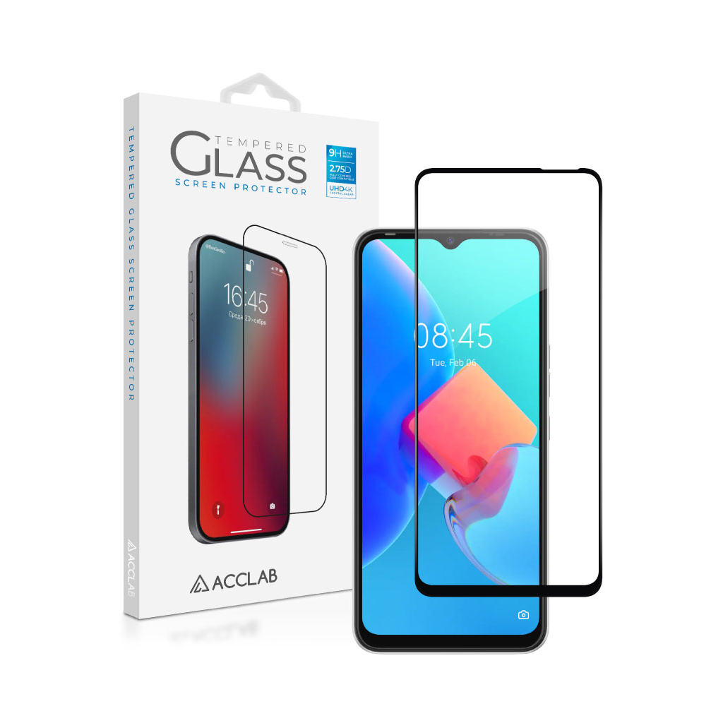 Скло захисне ACCLAB Full Glue Tecno Spark 8C (1283126542466) - зображення 2