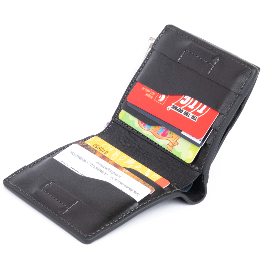 Портмоне Grande Pelle Чорне (11329) - изображение 7