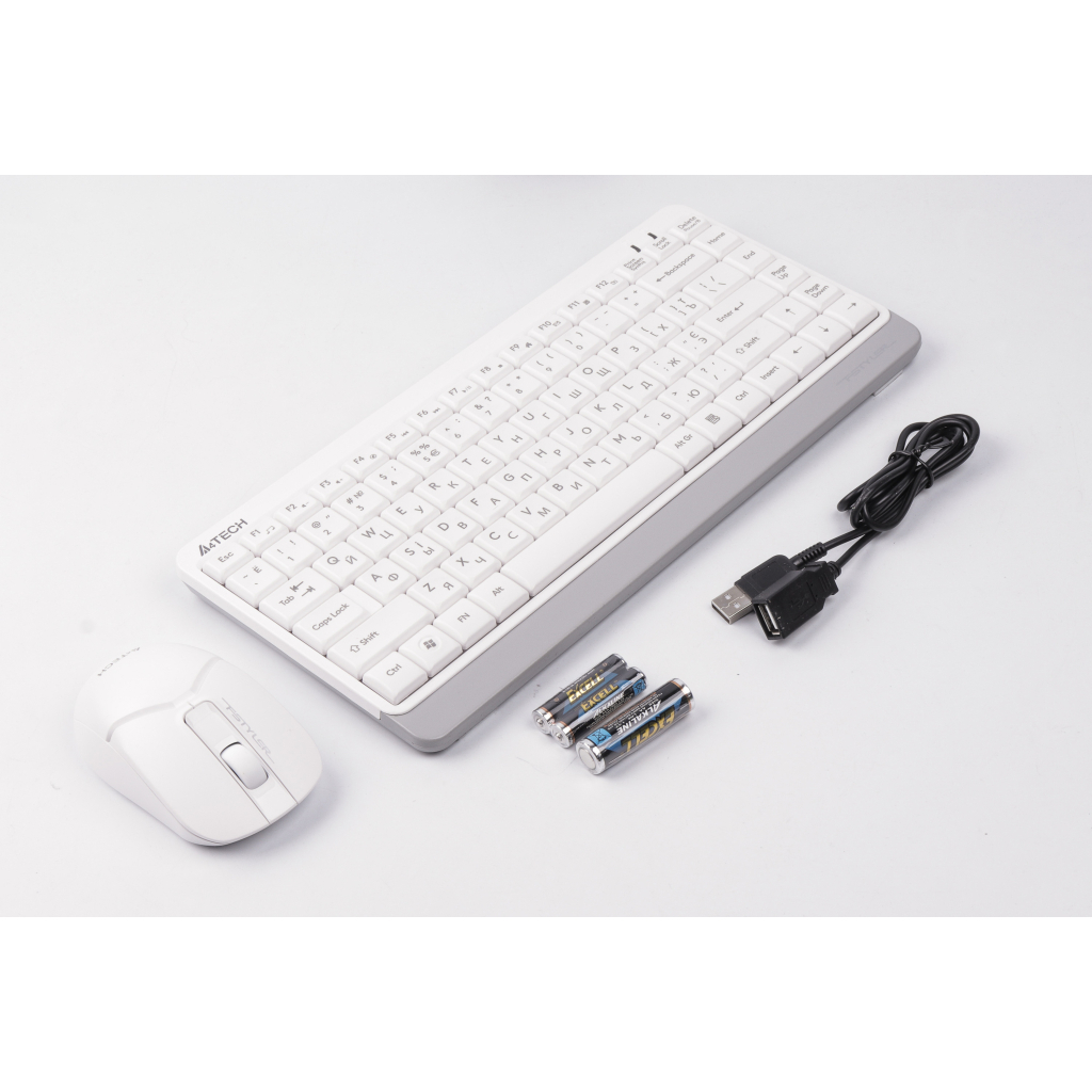 Комплект A4Tech FG1112S Wireless White - зображення 5