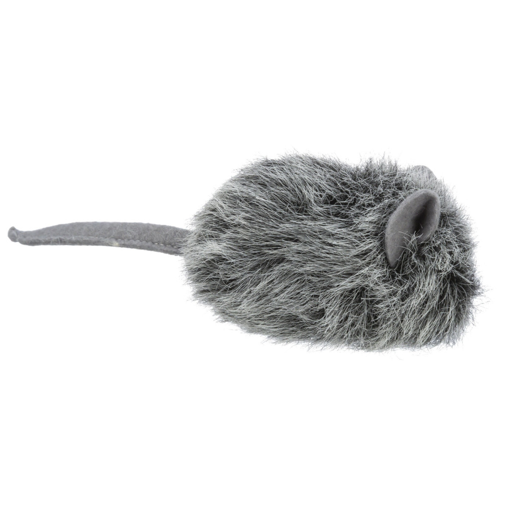 Іграшка для котів Trixie Миша плюшева З котячою м'ятою 9 см (4011905411156) - зображення 3