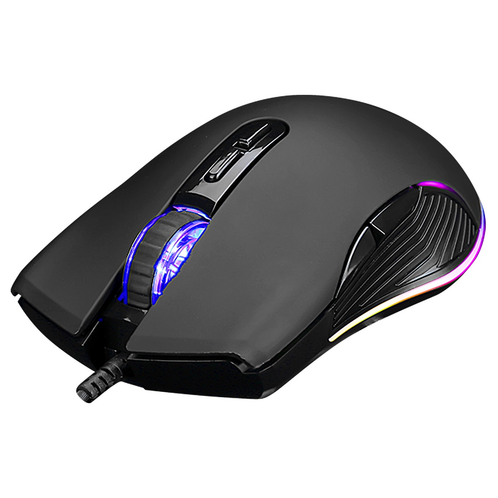 Мишка Marvo M421 Multi-LED USB Black (M421) - зображення 2