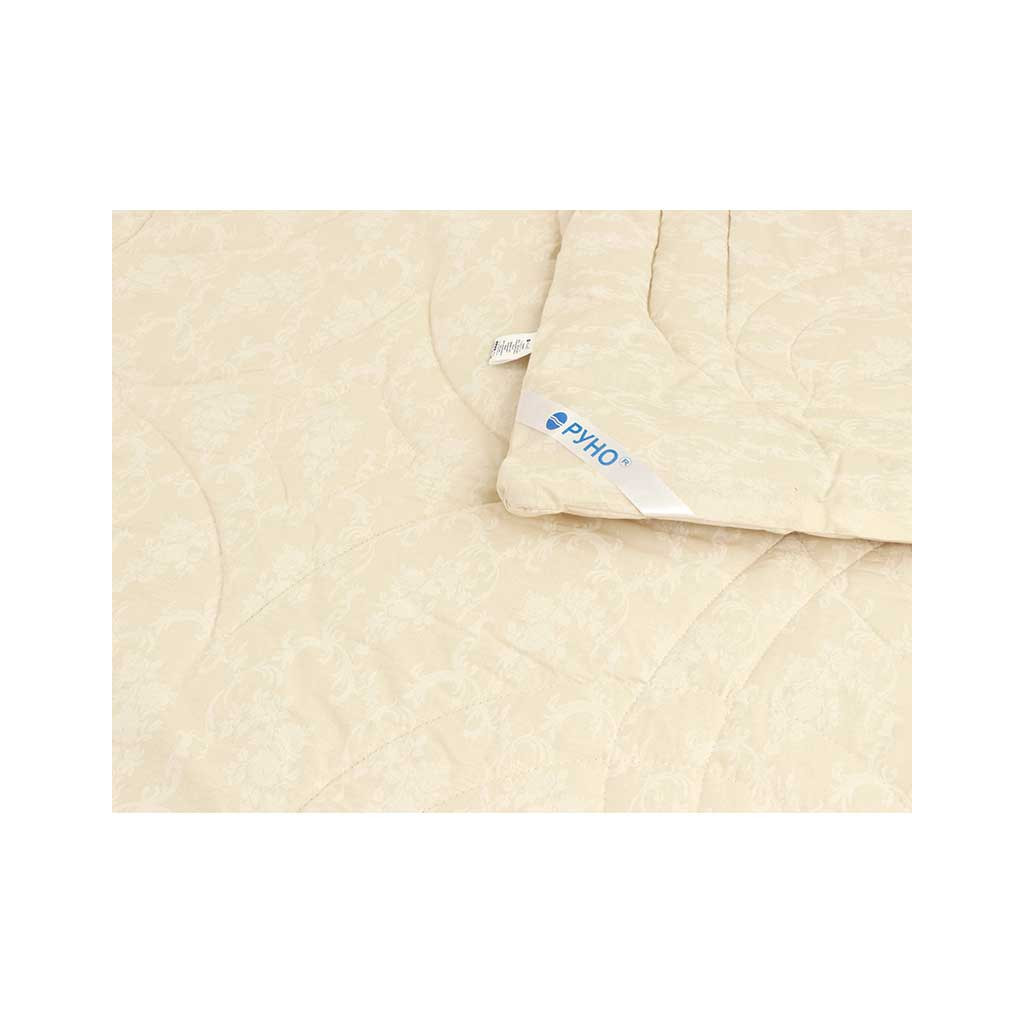 Ковдра Руно Вовняна молочна 140х205 см (321.02ШК+У_Молочний) - зображення 4