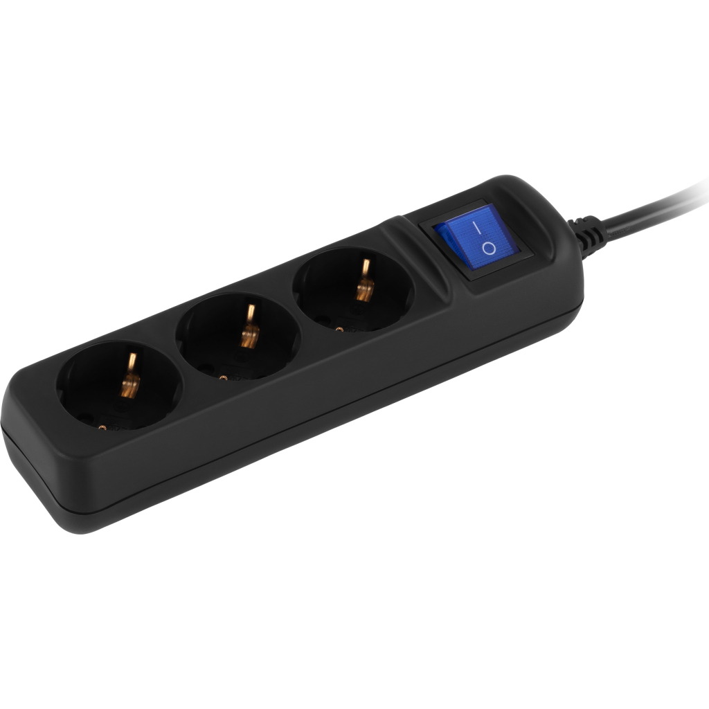 Мережевий подовжувач 2E 2E-U03ESM3BK - зображення 3