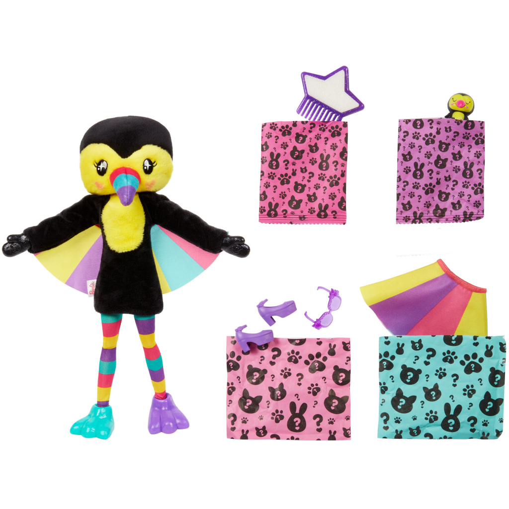 Лялька Barbie Cutie Reveal Друзі з джунглів Тукан (HKR00) - зображення 3