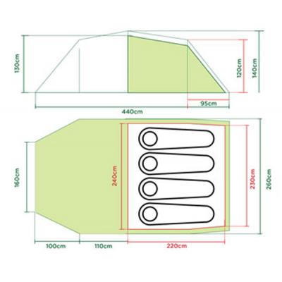 Намет Coleman Tasman 4 (2000012155) - зображення 2